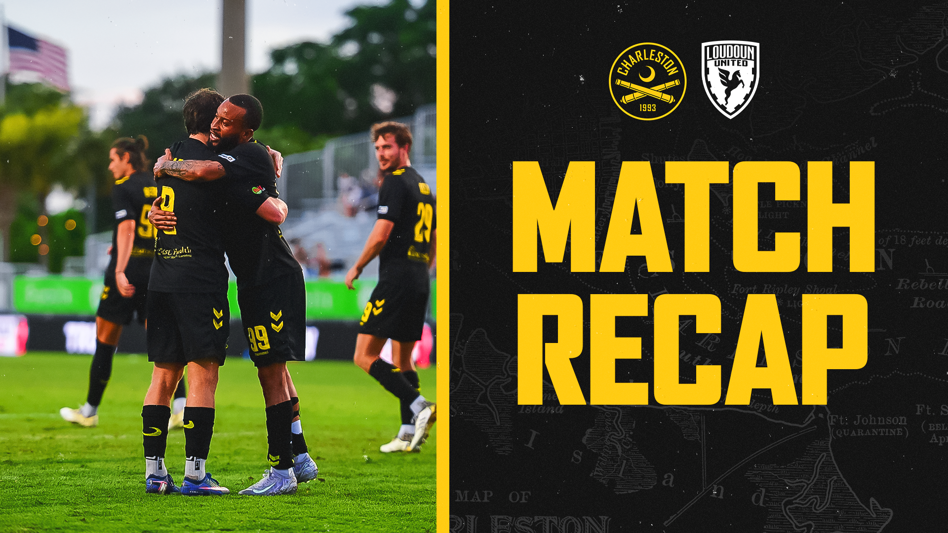 Charleston dominate in 4-1 win over Loudoun on goals by Foster, Swan,  Ycaza, Kelly - Charleston Battery